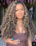 HALF WIG CURLY :                                             HILIGHTS